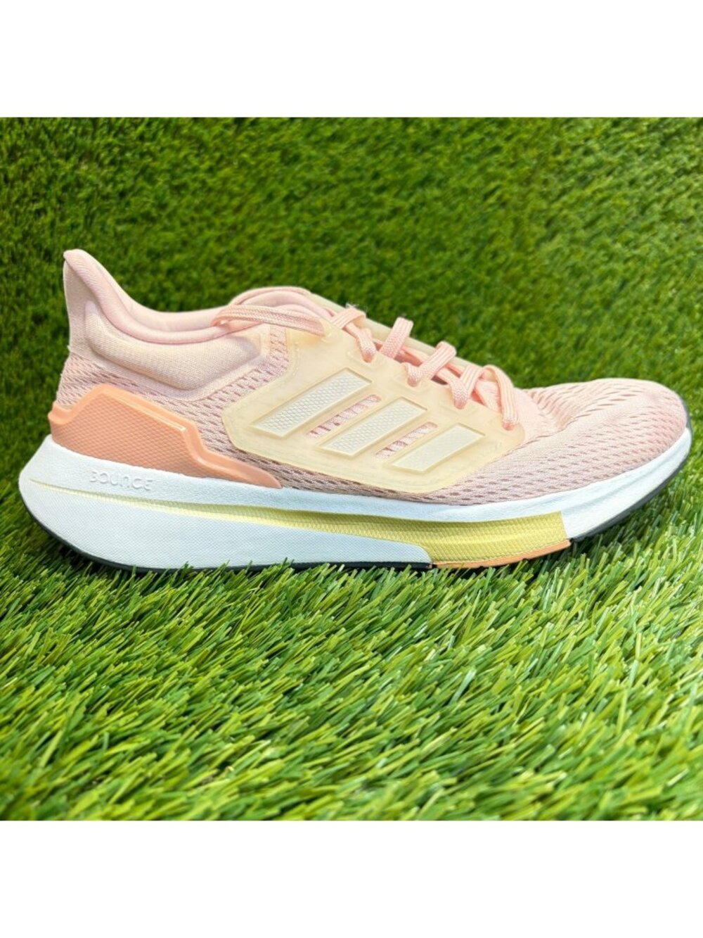 Adidas EQ21 Run Womens Size 6.5 Pink  Athletic Running Walking Shoes Sneakers